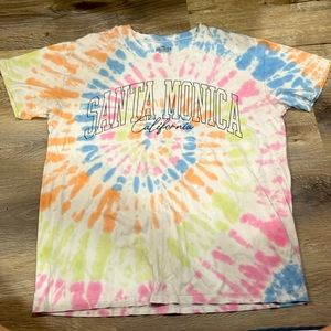 Hollister Santa Monica Tie Dye Shirt